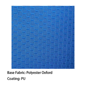 Tissu en polyester 300D <span class=keywords><strong>nid</strong></span> <span class=keywords><strong>d</strong></span>'<span class=keywords><strong>abeille</strong></span> 100% polyester, ignifuge, imperméable, enduit PU, conforme aux normes REACH et PAHs, pour sacs/tentes - Product Image 3