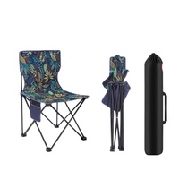 Ensemble table et chaise pliantes pour pique-nique et camping, mobilier d'extérieur portable et pliable en tissu Oxford pour le camping, la randonnée et la pêche