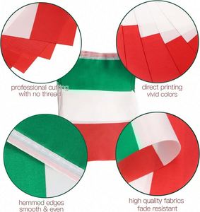 Wholesale Small Mini Pennant Banner Italy Italian Republic String <b>Flag</b> for Patriotic Events 2nd of June National Day Decorations - Product Image 3