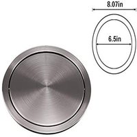 Formas de encimera redonda, tolva de basura, anillo de basura, ojales de basura, anillos, papelera de cocina, cubo de basura, acero inoxidable, aduanas, todos los tamaños, OEM