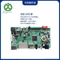 LVDS TFT LCD IPS LED Backlight Digital Picture Frame Controller Display Board IR Remote Control Clock Time Switch USB Automatic