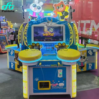 Machine de jeu de batteur d'enfant à jetons Machine d'arcade de musique de tambour pour la salle de jeu ou le centre commercial