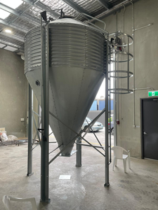 工場提供新しい自動ミニ鋼サイロ亜鉛メッキ鋼装置家禽飼料用チキンファームと穀物貯蔵 - Product Image 4