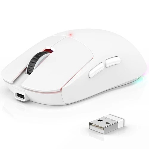 S7 Pro Series Wireless Gaming Mouse with Triple Mode Connection Rechargeable RGB Ergonomic Design for Laptop/Desktop