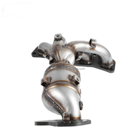 Convertisseur catalytique à trois voies compatible avec le tuyau d'échappement de voiture 0713 2.5L