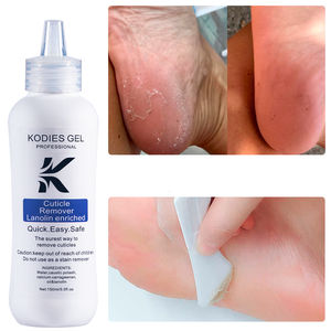 KODIES GEL Cuticula Remover Voet Exfoliërende <span class=keywords><strong>Callus</strong></span> en Cuticula Softener Verwijderaar Vloeistof 150ML Big Size Private Label/Custom Logo - Product Image 1