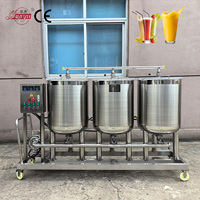 Chariot de nettoyage HUATAIMobile Cip 100l 200l avec système de lavage contrôlé par boîtier électrique pour les conduites des cuves de fermentation de brasserie
