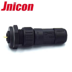 Jnicon IP68電源プラグM164ピンフロントパネルマウントコネクタ、はんだ付け端子付き - Product Image 5