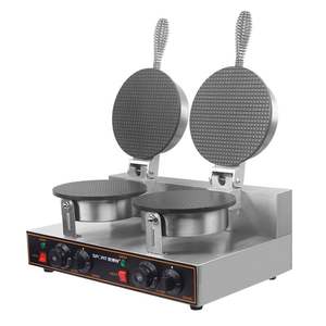 Machine à gaufres semi-automatique électrique commerciale pour cornets de crème glacée et rouleaux d'œufs - Product Image 4