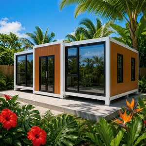 Casa Modular Prefabricada SUNRISE de Diseño Moderno, 3 Dormitorios, Contenedor de 40 pies, Expandible y Plegable, Apartamento/Hotel con Certificación CE para Campamentos - Product Image 1