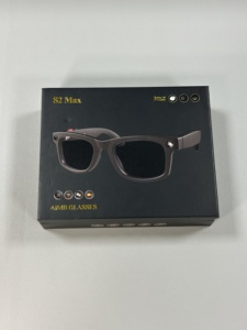 AIMB-S2 MAX AI Smart Glasses 290mAh Voice Assistant Video Recording AI Translation Dual Silicon <b>Microphone</b> - Product Image 3