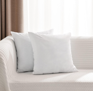 Modern Solid Back Decorative Down <strong>Feather</strong> Throw <strong>Pillow</strong> <strong>Inserts</strong> with 100% Cotton Cover - Product Image 1