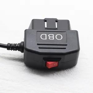 OBD 16P + TYPE-C Pria, Kabel Kendaraan Perekam OBD Tegangan Drop Kabel Lossless Power Supply Modul USB Kabel Pemantauan Parkir