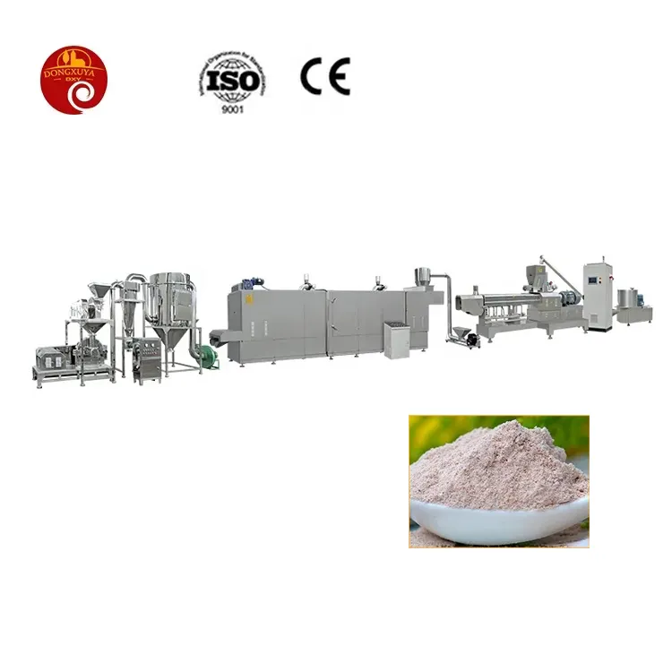 Full Automatic Babies Instant Nutrition Protein Powder Production Line Baby Nutritional Food Powders Processing Machine