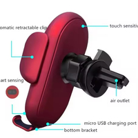 Support de chargeur de voiture sans fil intelligent S11 à induction infrarouge automatique pour téléphone portable
