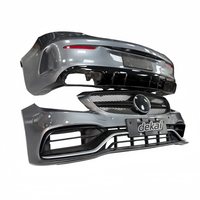 Ensemble de pare-chocs avant et arrière, accessoires d'apparence de véhicule pour Mercedes-Benz C63 AMG, kits de carrosserie avant et arrière modifiés