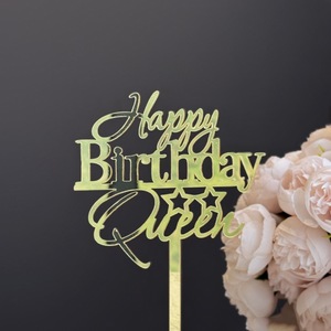 Decorazione per <span class=keywords><strong>Torta</strong></span> <span class=keywords><strong>di</strong></span> <span class=keywords><strong>Compleanno</strong></span> a Forma <span class=keywords><strong>di</strong></span> Lettera in Acrilico Ecologico Riutilizzabile, Accessori per Torte - Product Image 2