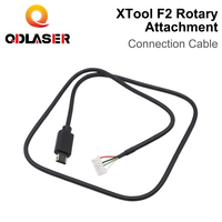 Cable de Conexión Original QDLASER, Piezas de Repuesto para la Máquina de Grabado Láser con Accesorio Rotatorio XTool F2