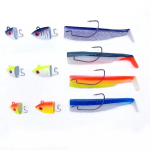 15g 30g Black Minnow Señuelos de Pesca Señuelo Suave Cabeza Jigged Señuelos Preensamblados Pesca de Lubina Wobbler Swimbait Senuelos - Product Image 5
