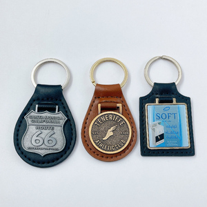 LLavero de piel sintética con logotipo grabado láser personalizado, soporte para llavero de cuero sintético en blanco con sublimación, anillo personalizado de lujo para coche - Product Image 5