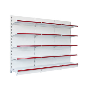 Étagères de supermarché gondoles colorées sur mesure, présentoirs simple ou double face, présentoirs pour pharmacies et magasins de proximité - Product Image 4