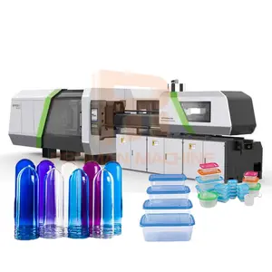 170/200/300/700 Tons Hot Runner Pet Plastic Bottle Preform Cap Handle Injection Molding Machine