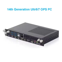 INYUDA 80pin OPS Mini PC Intel Core Ultra5 Ultra7 Ultra9 processeur DDR5 8G/16G 1 To SSD M.2 Windows11 bureau pour l'éducation Stock