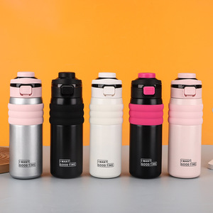 Bouncing Cup Stainless Steel Tumbler 316 Insulated Portable Travel Mug With Straw Sports Outdoor Use - Product Image 2