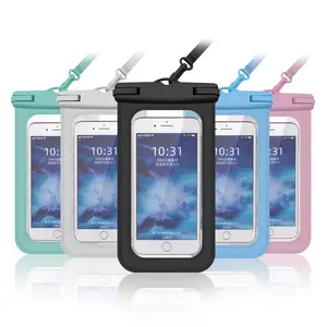 7" Universal IPX8 Waterproof Phone Pouch Case Swimming Dry Bag for iPhone 14 13 12 11 Pro Max XS XR Under Water Phone Protector