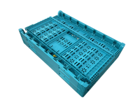 Conteneur de stockage logistique pliable en plastique PP Tourtop - Empilable, ventilé, durable, écologique et recyclable