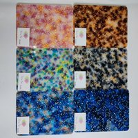 Signe de Printemps Plexi Verre Perle Marbre Feuille Acrylique Personnalisé Bois Texturé Tissu Flore Motif Pmma Feuilles