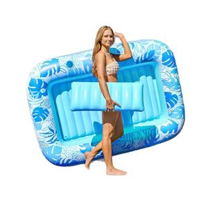Piscine <span class=keywords><strong>gonflable</strong></span> Hongcheng 177x116cm, lit d'eau pour adultes, bain de relaxation extérieur avec porte-gobelets - Product Image 5