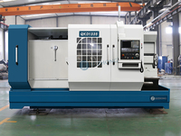 Tour à fileter CNC QKD1335 avec largeur de guidage de 755 mm, tour CNC à banc monobloc avec système GSK