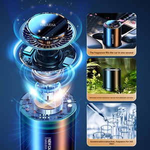 Deodorante per Auto in Lega, Balsamo Solido di Alta Gamma, <span class=keywords><strong>Profumo</strong></span> Esclusivo da <span class=keywords><strong>Uomo</strong></span> per Auto, Fragranza Aromaterapica per Portabicchieri, Novità 2024 - Product Image 2