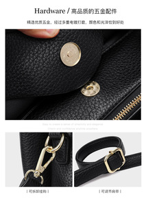 Nuevo Bolso de Lujo para Mujer, Bolsos de Hombro al por Mayor, Bolso Cruzado de Moda, Bolsos de Mano de Cuero y Carteras para Mujer - Product Image 6