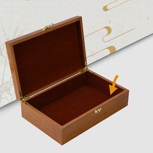 Деревянный сундук с сокровищами, коробка для чая с гравировкой для домашнего хранения украшений, консервированных цветов, эфирные масла, чайные пакетики из бамбука - Product Image 2