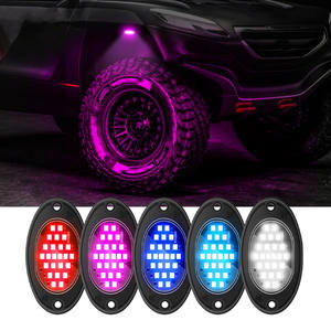 Vente en gros de lampes de châssis de voiture 12V 24LED super lumineuses, couleur unique, éclairage ambiant sous le véhicule pour SUV tout-terrain, garantie de 3 mois - Product Image 3
