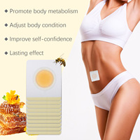 Patchs Amincissants à Base de Venin d'Abeille et d'Herbes pour la Combustion des Graisses Abdominales et le Drainage Lymphatique - Soins Corporels et Fournitures de Santé