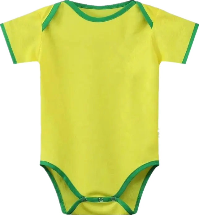 Wholesale national team Football Club baby jersey one-piece romper baby soccer jersey football baby romper