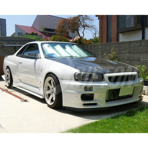 Extensión de Faldón Lateral de Fibra de Carbono Estilo HSM para Nissan R34 GTR 1998-2002 - Product Image 3