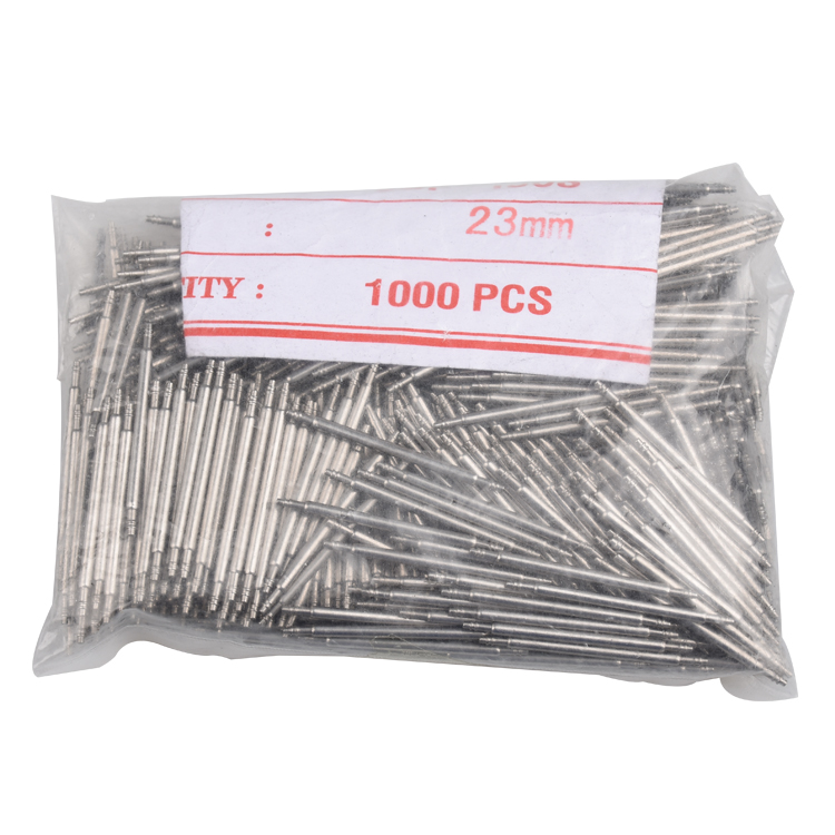 Пружинный стержень для снятия штифта часов серебристый для черного кожаного ремня