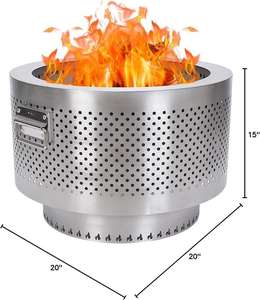 Poêle de camping à bois portable et foyer avec <span class=keywords><strong>brasero</strong></span> en acier inoxydable pour la cuisine en plein air et les événements professionnels - Product Image 1