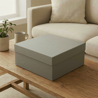 Boîte magnétique rigide biodégradable et écologique avec doublure en éponge, estampage à chaud en feuille d'or, laminage brillant pour l'emballage des maillots de bain