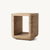 Table basse moderne haut de gamme, style américain, placage bois, mobilier de maison personnalisable