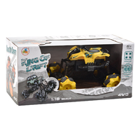 Yeni orijinal ucuz 4wd elektrikli drift rc motosiklet oyuncak 360 haddeleme uzaktan kumanda dublör araba