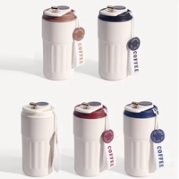 Meilleure vente 450ml en acier inoxydable Portable tasse à café affichage intelligent de la température carafe continue multifonctionnelle pour voiture