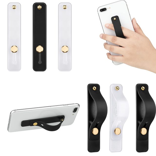 Portable Phone Loop Finger Holder Short Flexible Silicon Phone Finger Grip Finger Holder for Mobile Phone