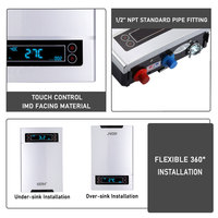 Chauffe-eau électrique instantané 15 kW, chauffe-eau électrique triphasé pour salle de bain et cuisine