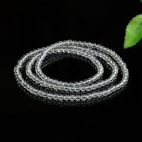 Bracelet en perles de quartz naturel transparent Aiyu en gros, bracelet multicouche en cristal transparent, bijoux pour diffusion en direct S5040901