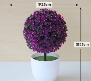 Bonsaï Artificiel Plantes Artificielles En Pot Sakura Boule De Neige Petit Arbre Plantes Fleurs Ornements En Pot Décor De <span class=keywords><strong>Jardin</strong></span> À La Maison - Product Image 6